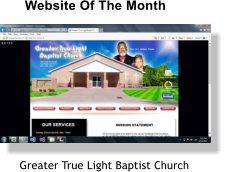 Website Of The Month Greater True Light Baptist Church